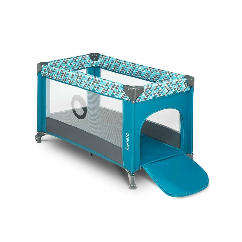 Lionelo - Patut pliant Stefi, 120x60 cm, Green Turquoise Lionelo - Patut pliant Stefi, 120x60 cm, Green Turquoise