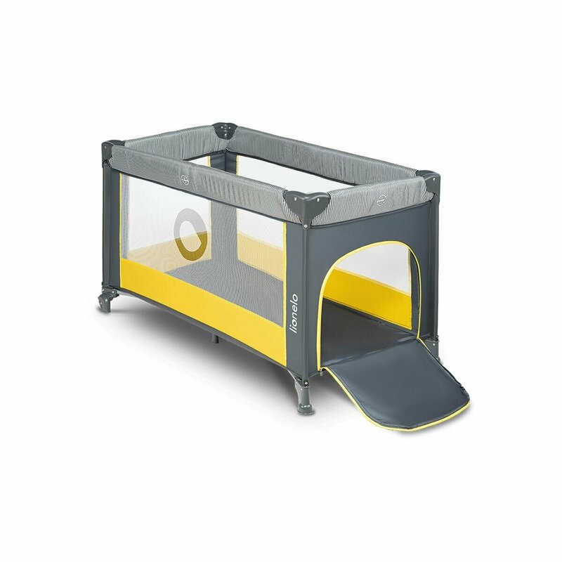 Lionelo - Patut pliant Stefi, 120x60 cm, Yellow Lemon Lionelo - Patut pliant Stefi, 120x60 cm, Yellow Lemon