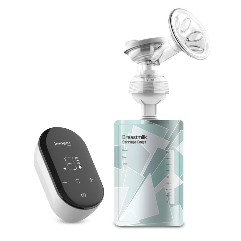 Lionelo - Pompa de san Fidi Go, Functie de masaj, Autonomie pana la 90 min, Afisaj LED, Cu accesorii, Gri Pal Lionelo - Pompa de san Fidi Go, Functie de masaj, Autonomie pana la 90 min, Afisaj LED, Cu accesorii, Gri Pal