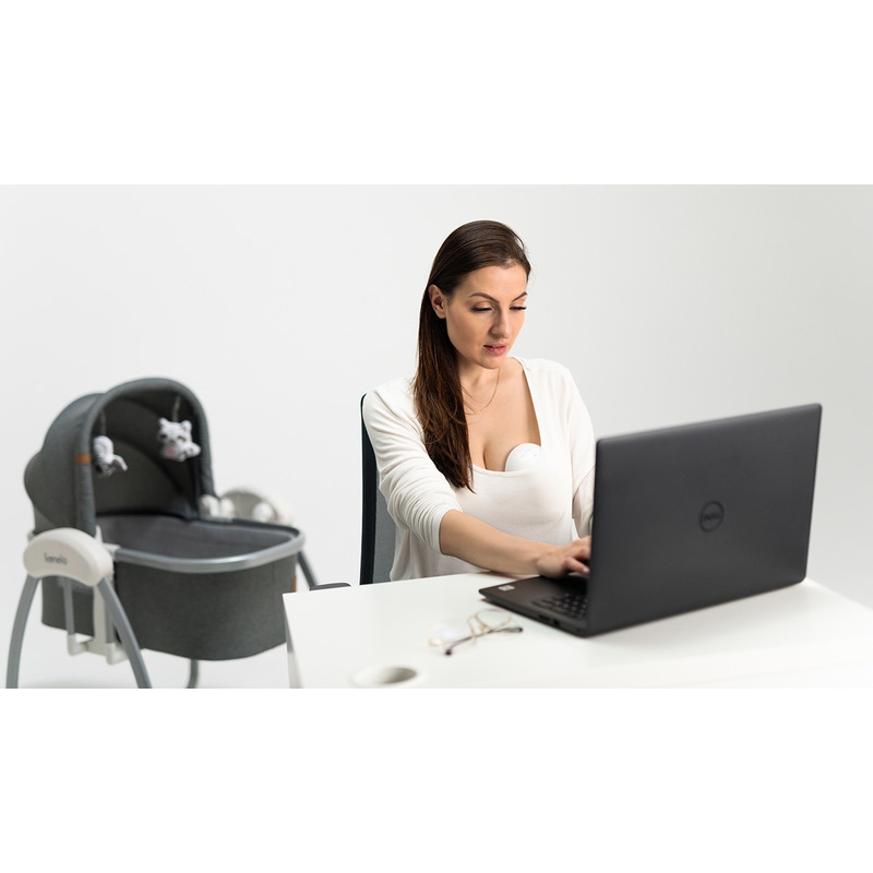 Pompa de san portabila Fidi cu accesorii, Hands-free, 5 functii de masaj, Autonomie pana la 24 h, 50 db, Capacitate 150 ml, Alb, Lionelo Pompa de san portabila Fidi cu accesorii, Hands-free, 5 functii de masaj, Autonomie pana la 24 h, 50 db, Capacitate 150 ml, Alb, Lionelo