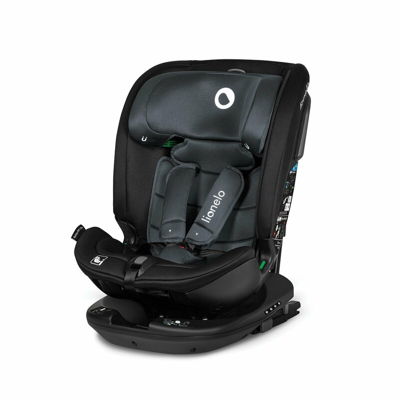 Lionelo - Scaun auto Bastiaan RWF i-Size, Pozitie de somn, Protectie laterala, Rotire 360 grade, 0-36 Kg, Cu Isofix si Centura Top Tether, Conform cu standardul european de securitate ECE R129, Gri Lionelo - Scaun auto Bastiaan RWF i-Size, Pozitie de somn, Protectie laterala, Rotire 360 grade, 0-36 Kg, Cu Isofix si Centura Top Tether, Conform cu standardul european de securitate ECE R129, Gri