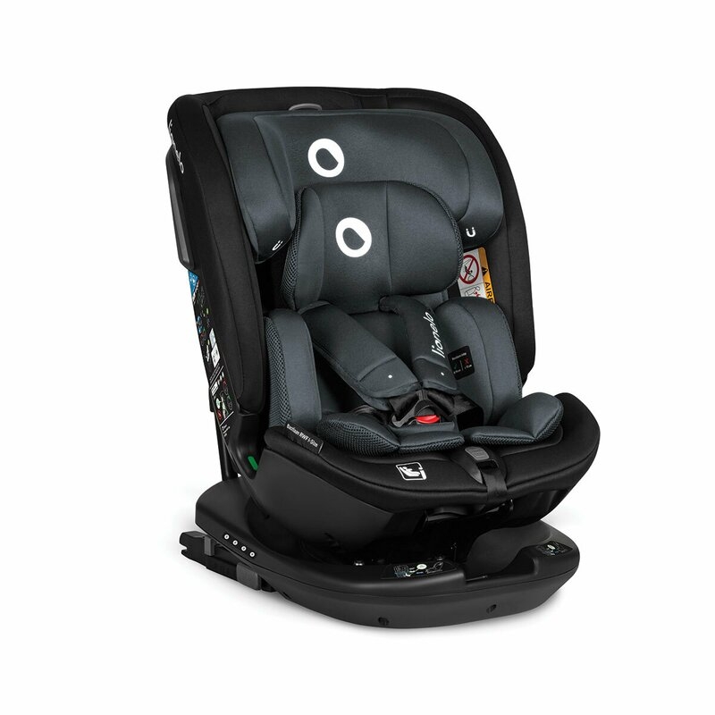 Lionelo - Scaun auto Bastiaan RWF i-Size, Pozitie de somn, Protectie laterala, Rotire 360 grade, 0-36 Kg, Cu Isofix si Centura Top Tether, Conform cu standardul european de securitate ECE R129, Gri Lionelo - Scaun auto Bastiaan RWF i-Size, Pozitie de somn, Protectie laterala, Rotire 360 grade, 0-36 Kg, Cu Isofix si Centura Top Tether, Conform cu standardul european de securitate ECE R129, Gri