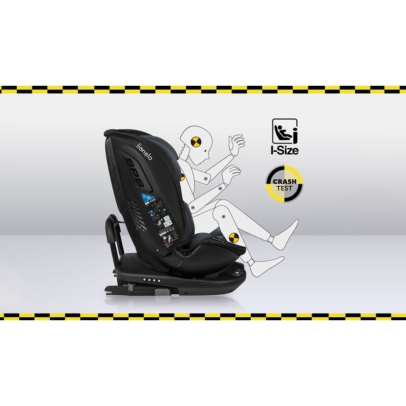 Lionelo - Scaun auto Bastiaan RWF i-Size, Pozitie de somn, Protectie laterala, Rotire 360 grade, 0-36 Kg, Cu Isofix si Centura Top Tether, Conform cu standardul european de securitate ECE R129, Gri Lionelo - Scaun auto Bastiaan RWF i-Size, Pozitie de somn, Protectie laterala, Rotire 360 grade, 0-36 Kg, Cu Isofix si Centura Top Tether, Conform cu standardul european de securitate ECE R129, Gri