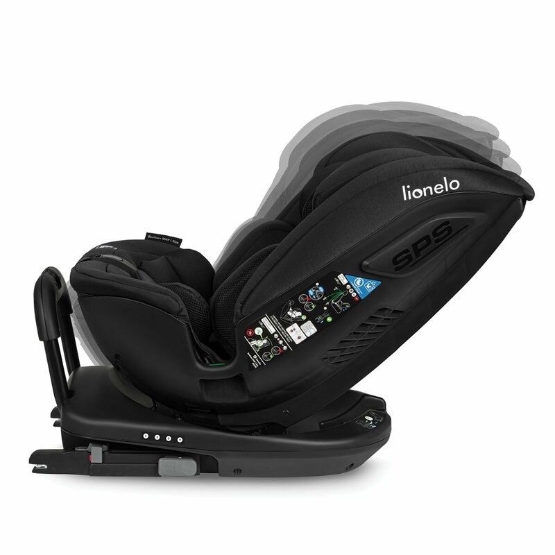 Lionelo - Scaun auto Bastiaan RWF i-Size, Pozitie de somn, Protectie laterala, Rotire 360 grade, 0-36 Kg, Cu Isofix si Centura Top Tether, Conform cu standardul european de securitate ECE R129, Negru Lionelo - Scaun auto Bastiaan RWF i-Size, Pozitie de somn, Protectie laterala, Rotire 360 grade, 0-36 Kg, Cu Isofix si Centura Top Tether, Conform cu standardul european de securitate ECE R129, Negru