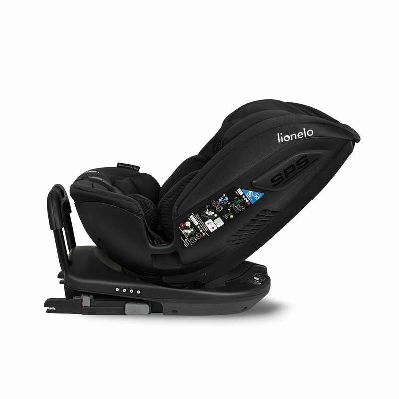 Lionelo - Scaun auto Bastiaan RWF i-Size, Pozitie de somn, Protectie laterala, Rotire 360 grade, 0-36 Kg, Cu Isofix si Centura Top Tether, Conform cu standardul european de securitate ECE R129, Negru Lionelo - Scaun auto Bastiaan RWF i-Size, Pozitie de somn, Protectie laterala, Rotire 360 grade, 0-36 Kg, Cu Isofix si Centura Top Tether, Conform cu standardul european de securitate ECE R129, Negru