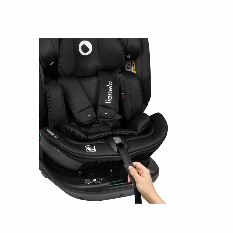 Lionelo - Scaun auto Bastiaan RWF i-Size, Pozitie de somn, Protectie laterala, Rotire 360 grade, 0-36 Kg, Cu Isofix si Centura Top Tether, Conform cu standardul european de securitate ECE R129, Negru Lionelo - Scaun auto Bastiaan RWF i-Size, Pozitie de somn, Protectie laterala, Rotire 360 grade, 0-36 Kg, Cu Isofix si Centura Top Tether, Conform cu standardul european de securitate ECE R129, Negru