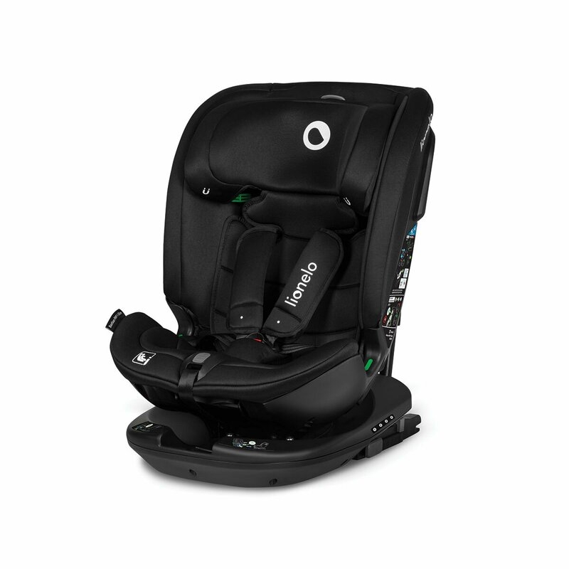 Lionelo - Scaun auto Bastiaan RWF i-Size, Pozitie de somn, Protectie laterala, Rotire 360 grade, 0-36 Kg, Cu Isofix si Centura Top Tether, Conform cu standardul european de securitate ECE R129, Negru Lionelo - Scaun auto Bastiaan RWF i-Size, Pozitie de somn, Protectie laterala, Rotire 360 grade, 0-36 Kg, Cu Isofix si Centura Top Tether, Conform cu standardul european de securitate ECE R129, Negru