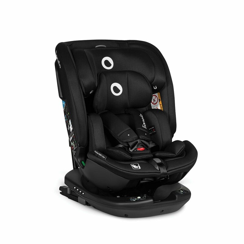 Lionelo - Scaun auto Bastiaan RWF i-Size, Pozitie de somn, Protectie laterala, Rotire 360 grade, 0-36 Kg, Cu Isofix si Centura Top Tether, Conform cu standardul european de securitate ECE R129, Negru Lionelo - Scaun auto Bastiaan RWF i-Size, Pozitie de somn, Protectie laterala, Rotire 360 grade, 0-36 Kg, Cu Isofix si Centura Top Tether, Conform cu standardul european de securitate ECE R129, Negru