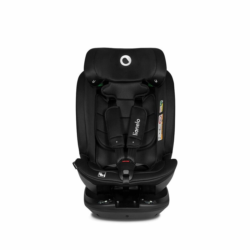 Lionelo - Scaun auto Bastiaan RWF i-Size, Pozitie de somn, Protectie laterala, Rotire 360 grade, 0-36 Kg, Cu Isofix si Centura Top Tether, Conform cu standardul european de securitate ECE R129, Negru Lionelo - Scaun auto Bastiaan RWF i-Size, Pozitie de somn, Protectie laterala, Rotire 360 grade, 0-36 Kg, Cu Isofix si Centura Top Tether, Conform cu standardul european de securitate ECE R129, Negru