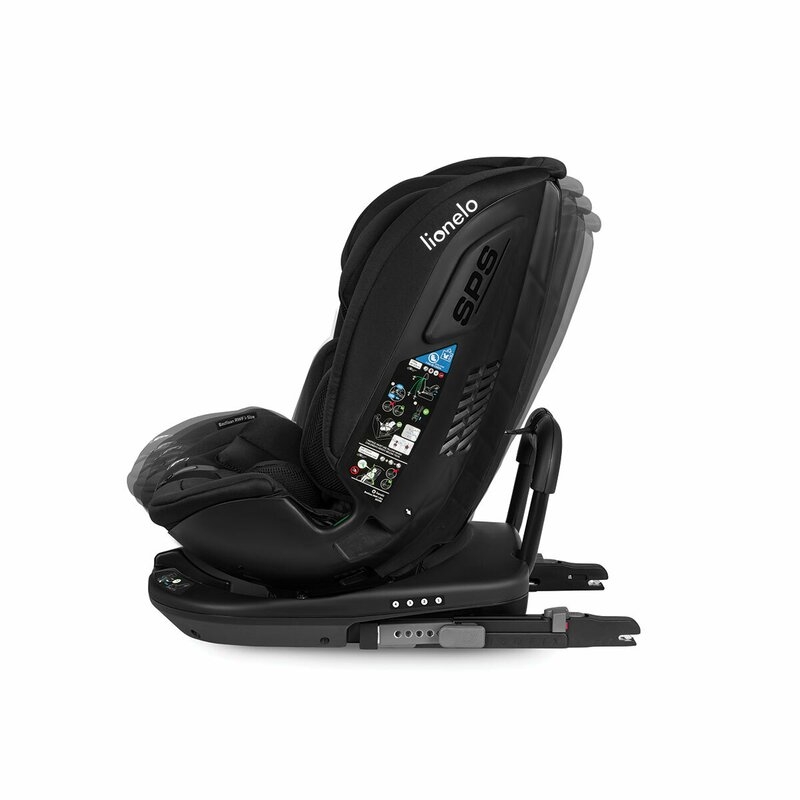 Lionelo - Scaun auto Bastiaan RWF i-Size, Pozitie de somn, Protectie laterala, Rotire 360 grade, 0-36 Kg, Cu Isofix si Centura Top Tether, Conform cu standardul european de securitate ECE R129, Negru Lionelo - Scaun auto Bastiaan RWF i-Size, Pozitie de somn, Protectie laterala, Rotire 360 grade, 0-36 Kg, Cu Isofix si Centura Top Tether, Conform cu standardul european de securitate ECE R129, Negru