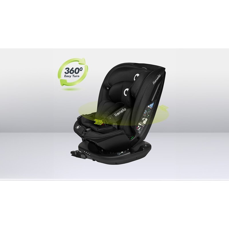 Lionelo - Scaun auto Bastiaan RWF i-Size, Pozitie de somn, Protectie laterala, Rotire 360 grade, 0-36 Kg, Cu Isofix si Centura Top Tether, Conform cu standardul european de securitate ECE R129, Negru Lionelo - Scaun auto Bastiaan RWF i-Size, Pozitie de somn, Protectie laterala, Rotire 360 grade, 0-36 Kg, Cu Isofix si Centura Top Tether, Conform cu standardul european de securitate ECE R129, Negru
