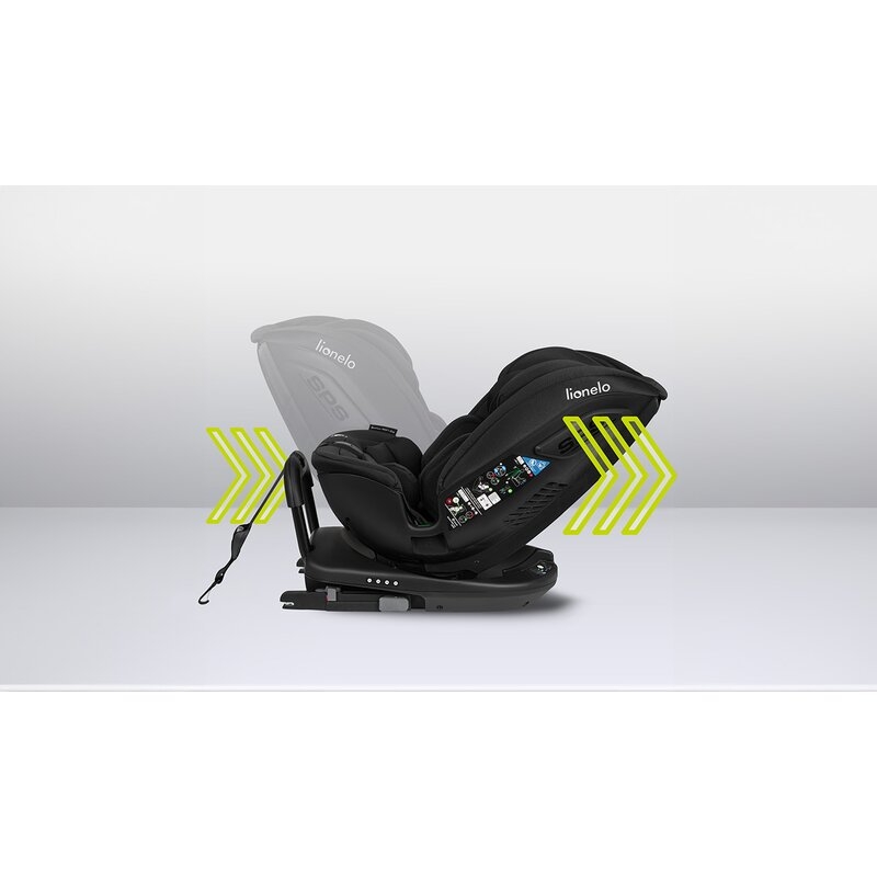 Lionelo - Scaun auto Bastiaan RWF i-Size, Pozitie de somn, Protectie laterala, Rotire 360 grade, 0-36 Kg, Cu Isofix si Centura Top Tether, Conform cu standardul european de securitate ECE R129, Negru Lionelo - Scaun auto Bastiaan RWF i-Size, Pozitie de somn, Protectie laterala, Rotire 360 grade, 0-36 Kg, Cu Isofix si Centura Top Tether, Conform cu standardul european de securitate ECE R129, Negru