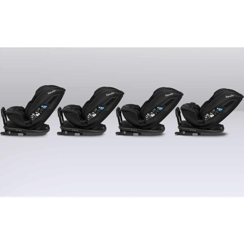 Lionelo - Scaun auto Bastiaan RWF i-Size, Pozitie de somn, Protectie laterala, Rotire 360 grade, 0-36 Kg, Cu Isofix si Centura Top Tether, Conform cu standardul european de securitate ECE R129, Negru Lionelo - Scaun auto Bastiaan RWF i-Size, Pozitie de somn, Protectie laterala, Rotire 360 grade, 0-36 Kg, Cu Isofix si Centura Top Tether, Conform cu standardul european de securitate ECE R129, Negru