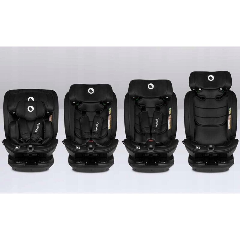 Lionelo - Scaun auto Bastiaan RWF i-Size, Pozitie de somn, Protectie laterala, Rotire 360 grade, 0-36 Kg, Cu Isofix si Centura Top Tether, Conform cu standardul european de securitate ECE R129, Negru Lionelo - Scaun auto Bastiaan RWF i-Size, Pozitie de somn, Protectie laterala, Rotire 360 grade, 0-36 Kg, Cu Isofix si Centura Top Tether, Conform cu standardul european de securitate ECE R129, Negru