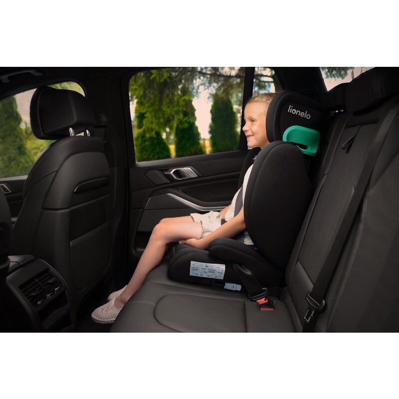 Lionelo - Scaun auto, Hugo i-Size, Universal, Orientare in directia sensului de mers, Reglabil, Conform standardului de securitate R129, 100-150 cm, 4-12 ani, Rosu Lionelo - Scaun auto, Hugo i-Size, Universal, Orientare in directia sensului de mers, Reglabil, Conform standardului de securitate R129, 100-150 cm, 4-12 ani, Rosu