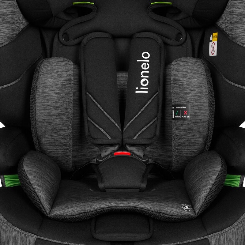Lionelo - Scaun auto, Levi One i-Size, Universal, Instalare FWF, Cu tetiera reglabila in 10 pozitii, Cu spatar detasabil, 76-150 cm, Conform cu R129, Gri Lionelo - Scaun auto, Levi One i-Size, Universal, Instalare FWF, Cu tetiera reglabila in 10 pozitii, Cu spatar detasabil, 76-150 cm, Conform cu R129, Gri