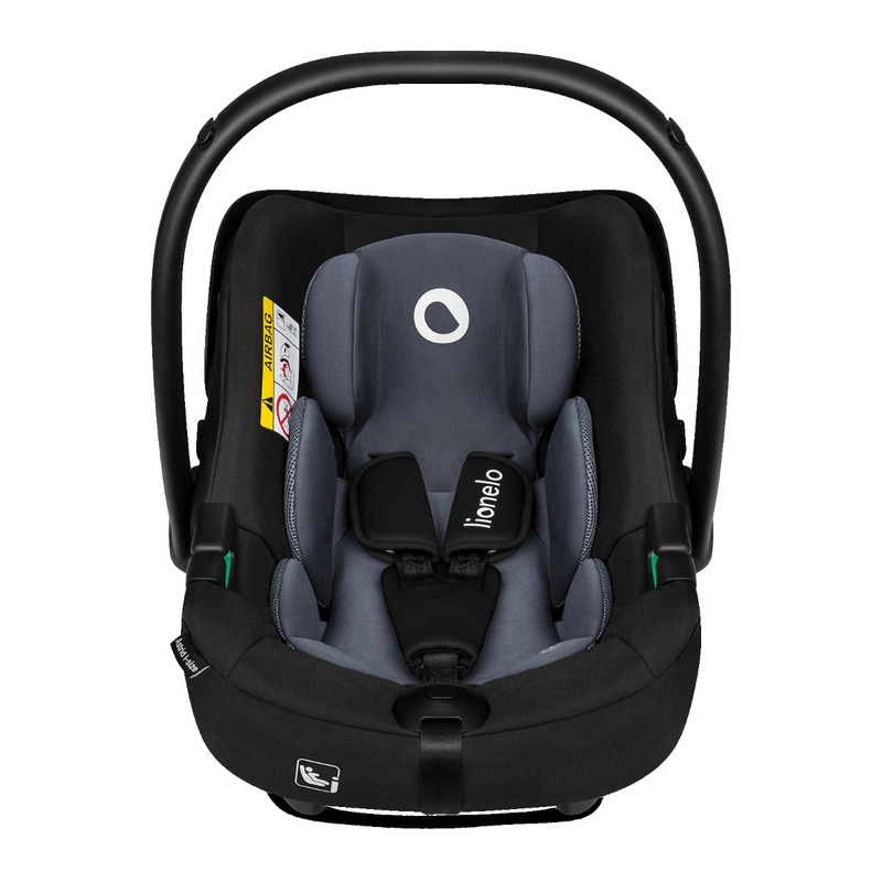 Lionelo - Soica auto i-Size Astrid, 0-13 Kg, 40-87 cm, Cu maner si capotina reglabile, Cu protectie laterala avansata, Salteluta confortabila , Conform cu standardul european de securitate R129, Negru/Gri Lionelo - Soica auto i-Size Astrid, 0-13 Kg, 40-87 cm, Cu maner si capotina reglabile, Cu protectie laterala avansata, Salteluta confortabila , Conform cu standardul european de securitate R129, Negru/Gri