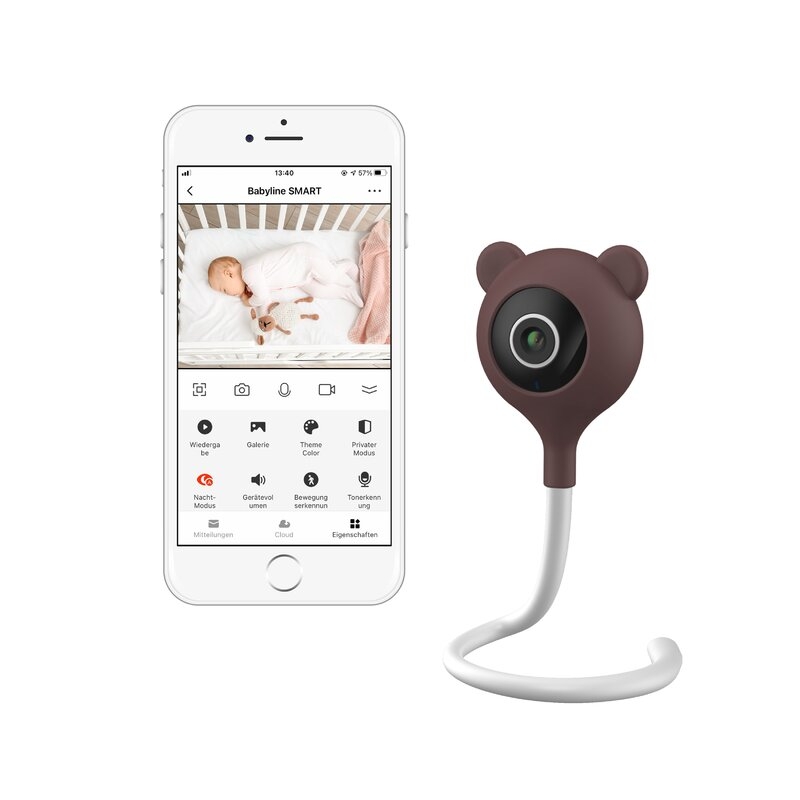 Lionelo - Video monitor, Babyline Smart, cu cablu USB, Conexiune Wifi, Comunicare bidirectionala, Senzor de temperatura, Alb Lionelo - Video monitor, Babyline Smart, cu cablu USB, Conexiune Wifi, Comunicare bidirectionala, Senzor de temperatura, Alb