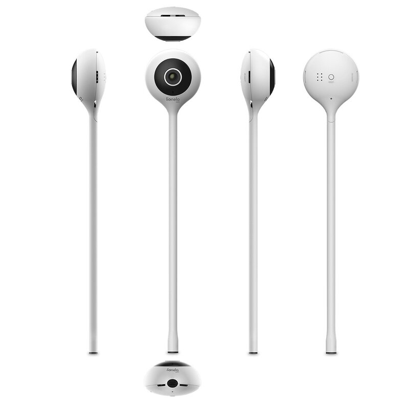 Lionelo - Video monitor, Babyline Smart, cu cablu USB, Conexiune Wifi, Comunicare bidirectionala, Senzor de temperatura, Alb Lionelo - Video monitor, Babyline Smart, cu cablu USB, Conexiune Wifi, Comunicare bidirectionala, Senzor de temperatura, Alb