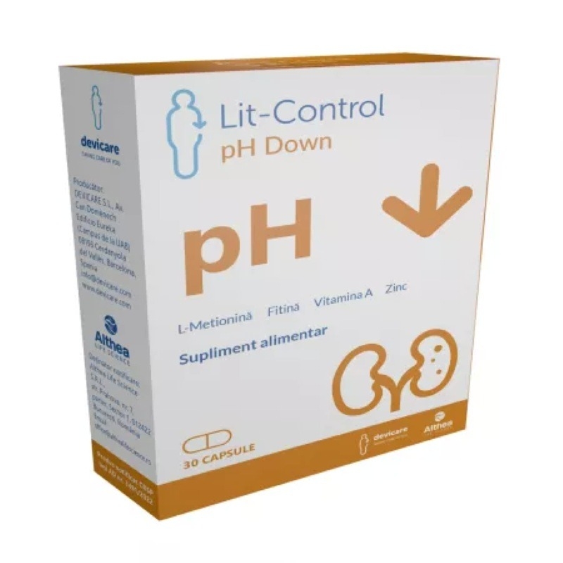 Lit-Control pH Down, 30 capsule, Althea Life Science Lit-Control pH Down, 30 capsule, Althea Life Science