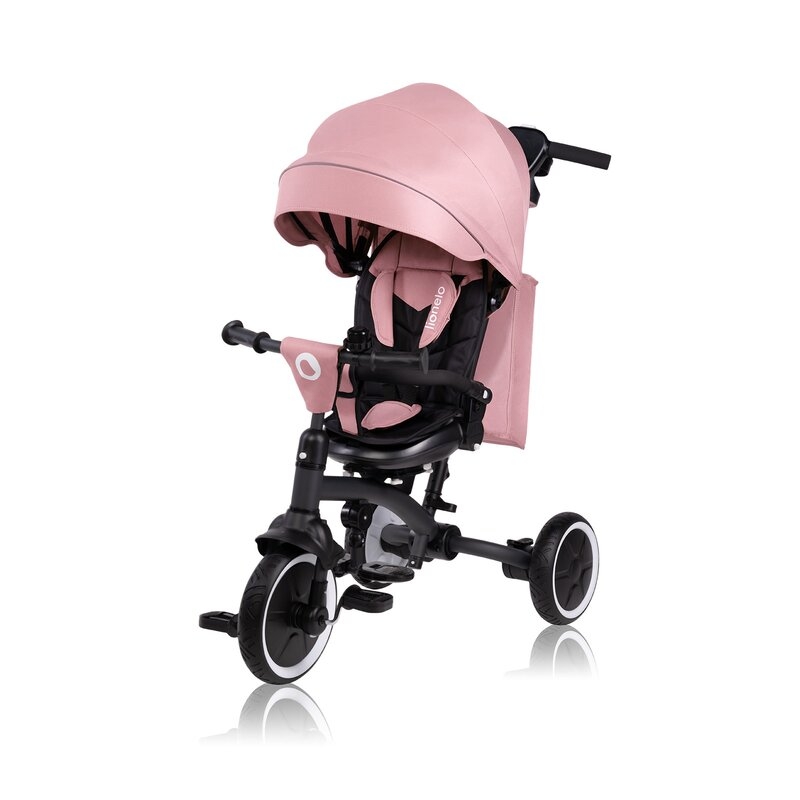 Tricicleta copii, Lionelo, Tris Plus, Ultrapliabila, Multifunctionala, Pana la 25 kg, Inclinare spatar in fata si in spate, Suport picioare, Control al directiei, Scaun reversibil, Rotire 360 grade, Conform cu EN71, 9 luni-5 ani, Roz Tricicleta copii, Lionelo, Tris Plus, Ultrapliabila, Multifunctionala, Pana la 25 kg, Inclinare spatar in fata si in spate, Suport picioare, Control al directiei, Scaun reversibil, Rotire 360 grade, Conform cu EN71, 9 luni-5 ani, Roz