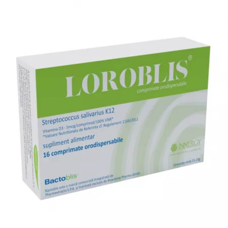 Loroblis, 16 comprimate, Innergy Loroblis, 16 comprimate, Innergy