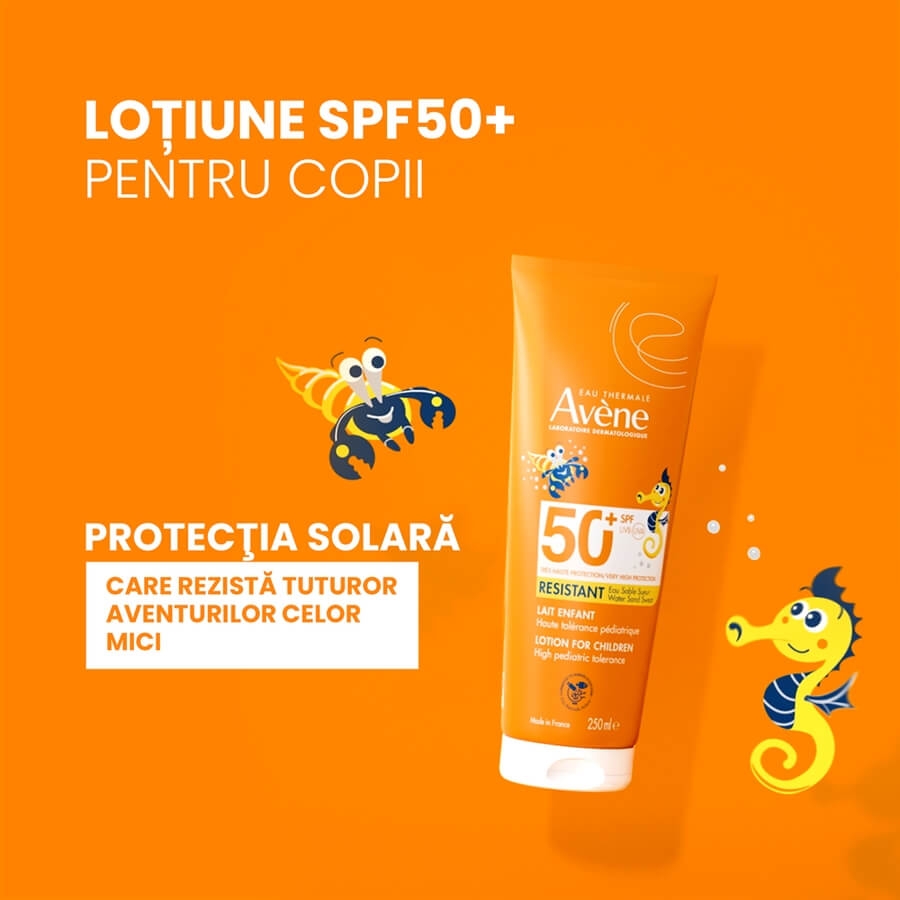 Lotiune protectie solara copii SPF 50+, 250ml, Avene