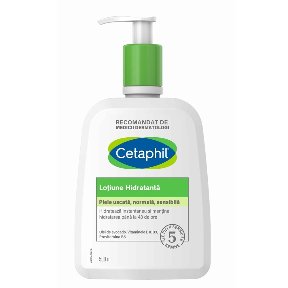 Lotiune hidratanta pentru fata si corp, 500 ml, Cetaphil Lotiune hidratanta pentru fata si corp, 500 ml, Cetaphil