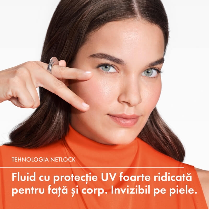 Lotiune hidratanta invizibila pentru fata si corp, SPF 50+ Capital Soleil, 150 ml, Vichy Lotiune hidratanta invizibila pentru fata si corp, SPF 50+ Capital Soleil, 150 ml, Vichy
