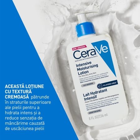 Lotiune intens hidratanta pentru fata si corp, 236 ml, Cerave Lotiune intens hidratanta pentru fata si corp, 236 ml, Cerave