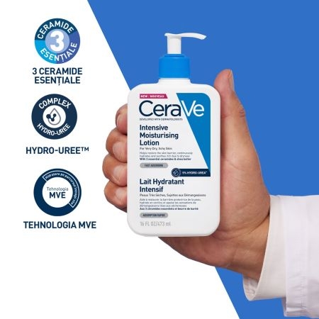 Lotiune intens hidratanta pentru fata si corp, 473 ml, Cerave Lotiune intens hidratanta pentru fata si corp, 473 ml, Cerave