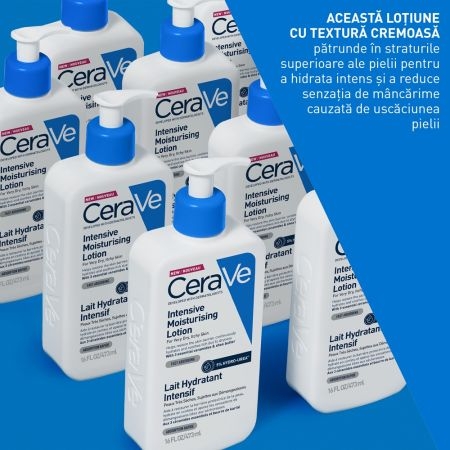 Lotiune intens hidratanta pentru fata si corp, 473 ml, Cerave Lotiune intens hidratanta pentru fata si corp, 473 ml, Cerave