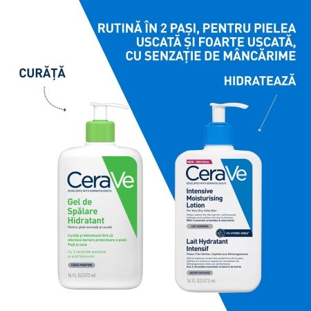 Lotiune intens hidratanta pentru fata si corp, 473 ml, Cerave Lotiune intens hidratanta pentru fata si corp, 473 ml, Cerave