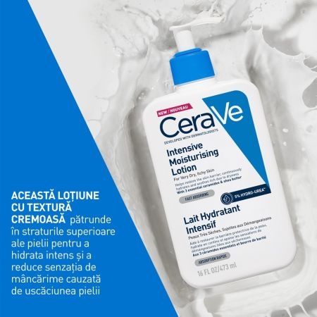 Lotiune intens hidratanta pentru fata si corp, 473 ml, Cerave Lotiune intens hidratanta pentru fata si corp, 473 ml, Cerave