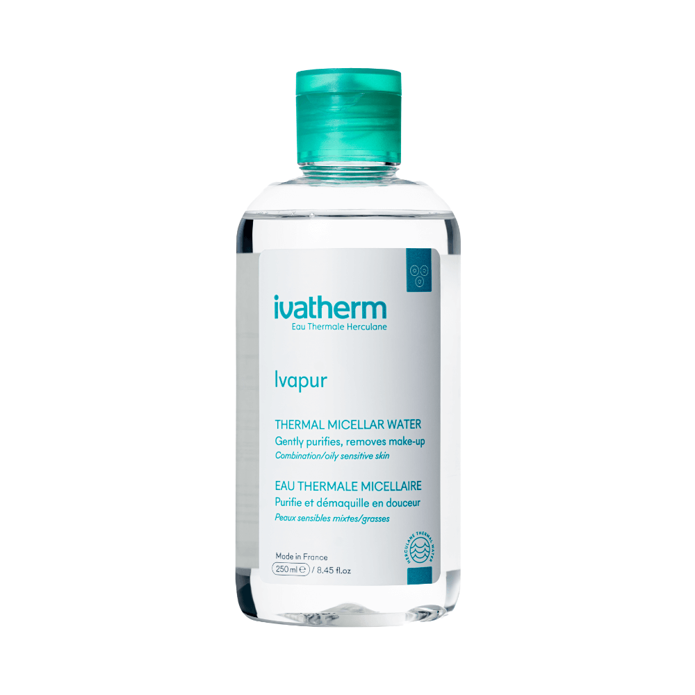 Lotiune micelara pentru piele sensibila, mixta sau grasa Ivapur, 250 ml, Ivatherm Lotiune micelara pentru piele sensibila, mixta sau grasa Ivapur, 250 ml, Ivatherm