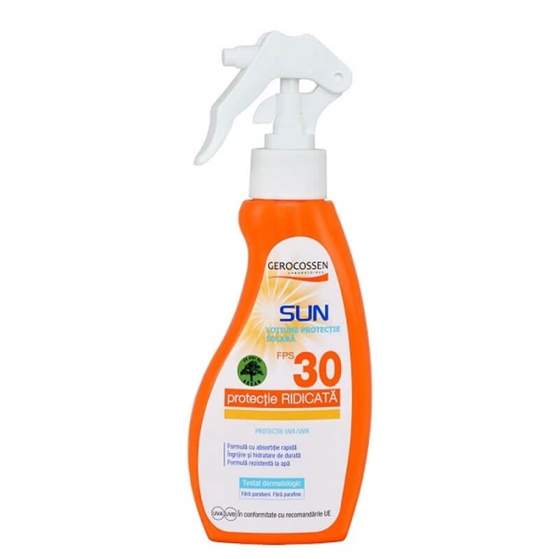 Lotiune pentru protectie solara SPF 30 Sun, 200 ml, Gerocossen Lotiune pentru protectie solara SPF 30 Sun, 200 ml, Gerocossen
