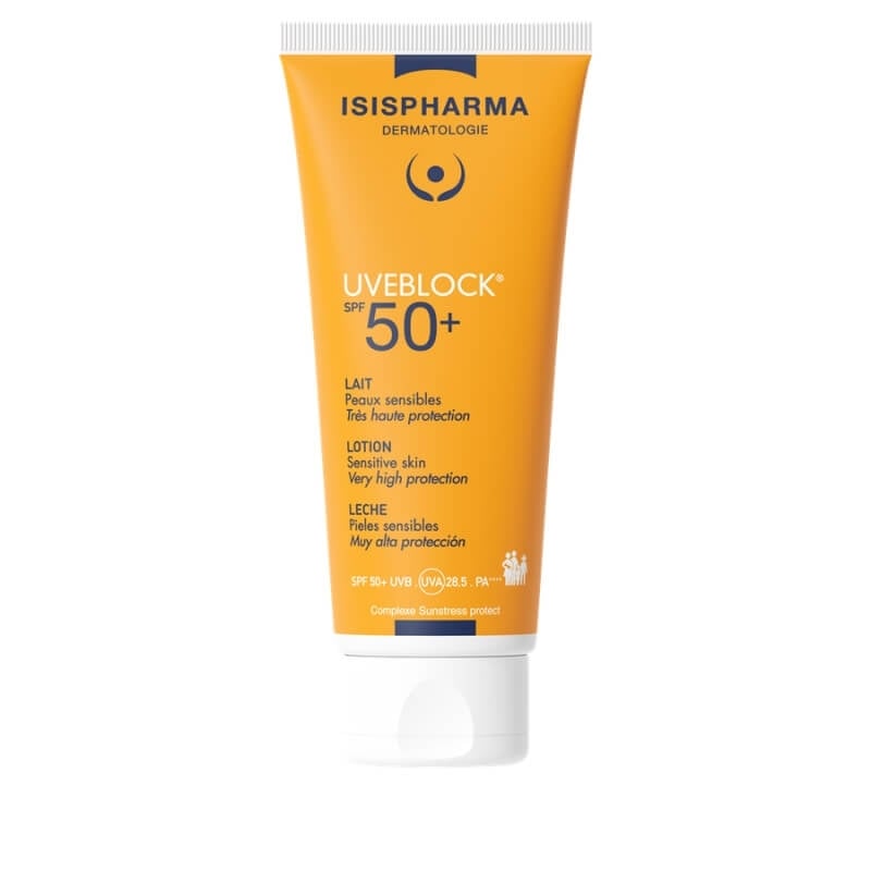 Lotiune hidratanta SPF 50+ Uveblock, 100 ml, Isispharma Lotiune hidratanta SPF 50+ Uveblock, 100 ml, Isispharma