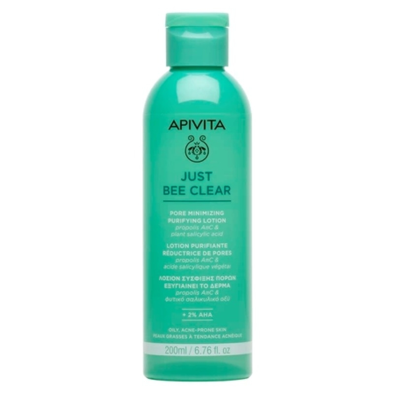 Lotiune purifianta pentru pori dilatati Just Bee Clear, 200 ml, Apivita Lotiune purifianta pentru pori dilatati Just Bee Clear, 200 ml, Apivita