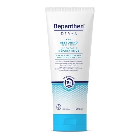 Lotiune reparatoare pentru corp Bepanthen Derma, 200 ml, Bayer Lotiune reparatoare pentru corp Bepanthen Derma, 200 ml, Bayer