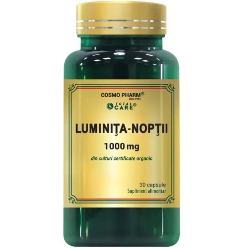 Luminita-noptii 1000 mg, 30 capsule, Cosmo Pharm Luminita-noptii 1000 mg, 30 capsule, Cosmo Pharm
