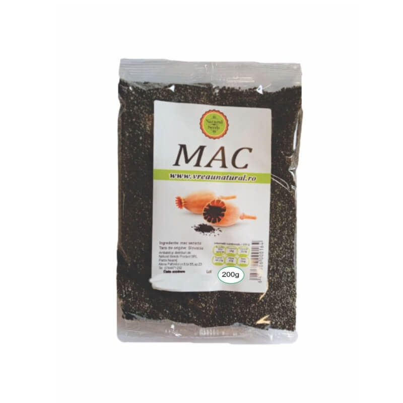 Mac seminte, 200 g, Natural Seeds Mac seminte, 200 g, Natural Seeds