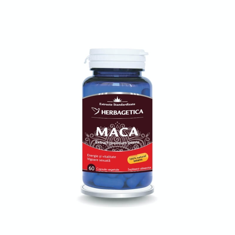 Maca Zen Forte, 60 capsule, Herbagetica Maca Zen Forte, 60 capsule, Herbagetica