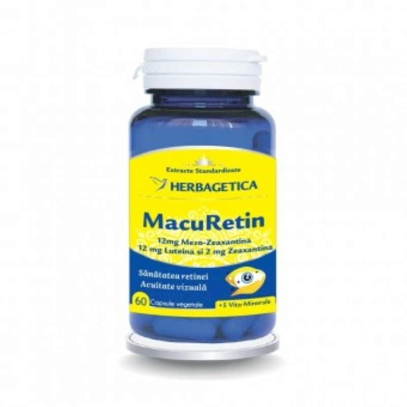 Macuretin, 60 capsule, Herbagetica Macuretin, 60 capsule, Herbagetica