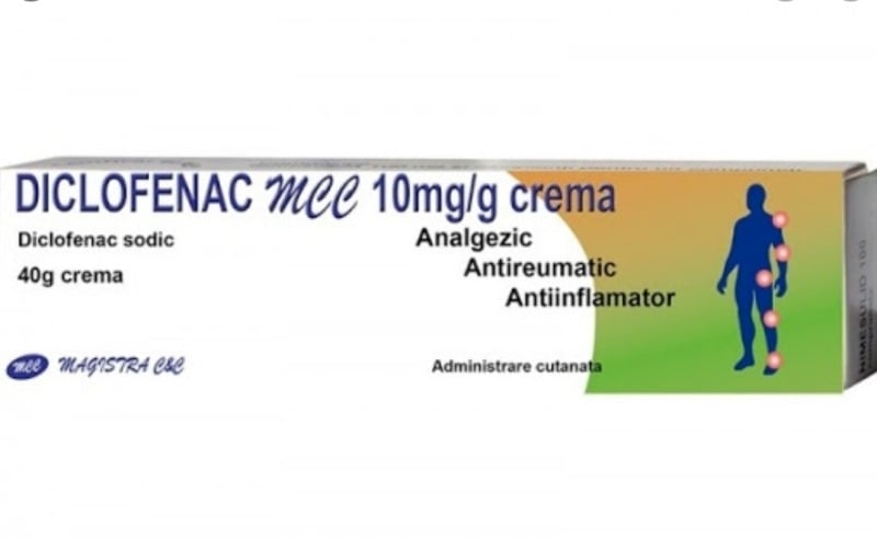 Diclofenac MCC crema, 10mg/g, 40 g, Magistra Diclofenac MCC crema, 10mg/g, 40 g, Magistra