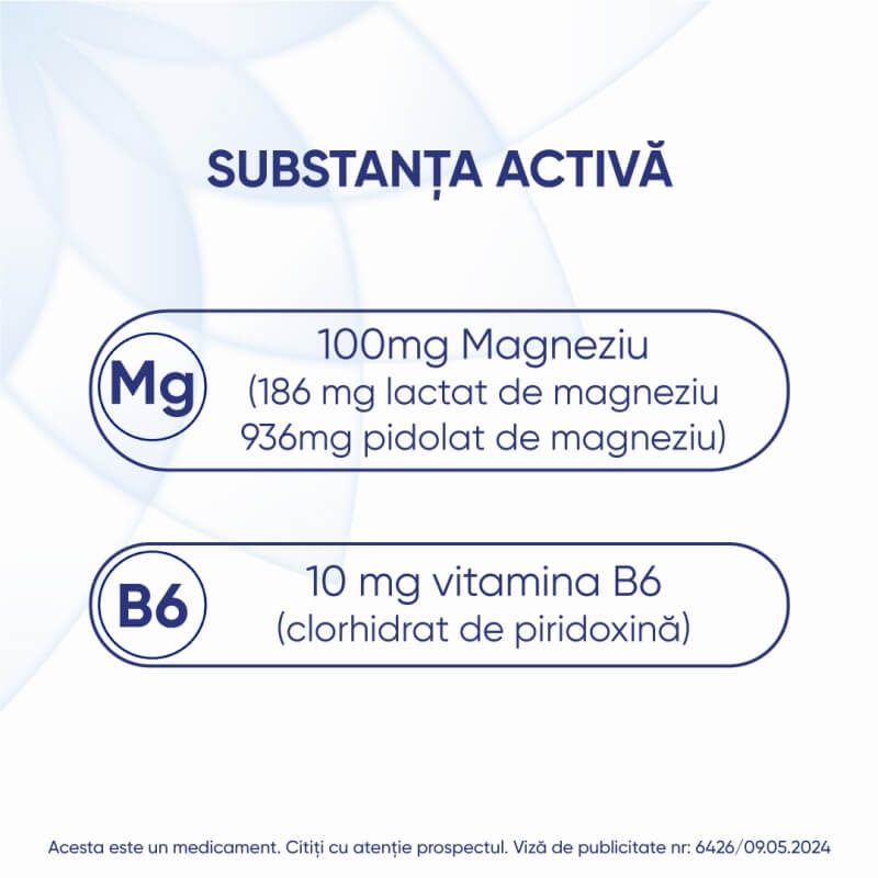Magne B6, 100 mg/10 mg, 10 fiole, Sanofi Magne B6, 100 mg/10 mg, 10 fiole, Sanofi