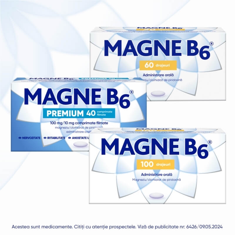 Magne B6, 100 mg/10 mg, 10 fiole, Sanofi Magne B6, 100 mg/10 mg, 10 fiole, Sanofi