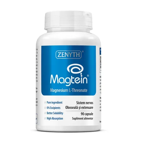 Magnesium L-Threonate Magtein, 90 capsule, Zenyth Magnesium L-Threonate Magtein, 90 capsule, Zenyth
