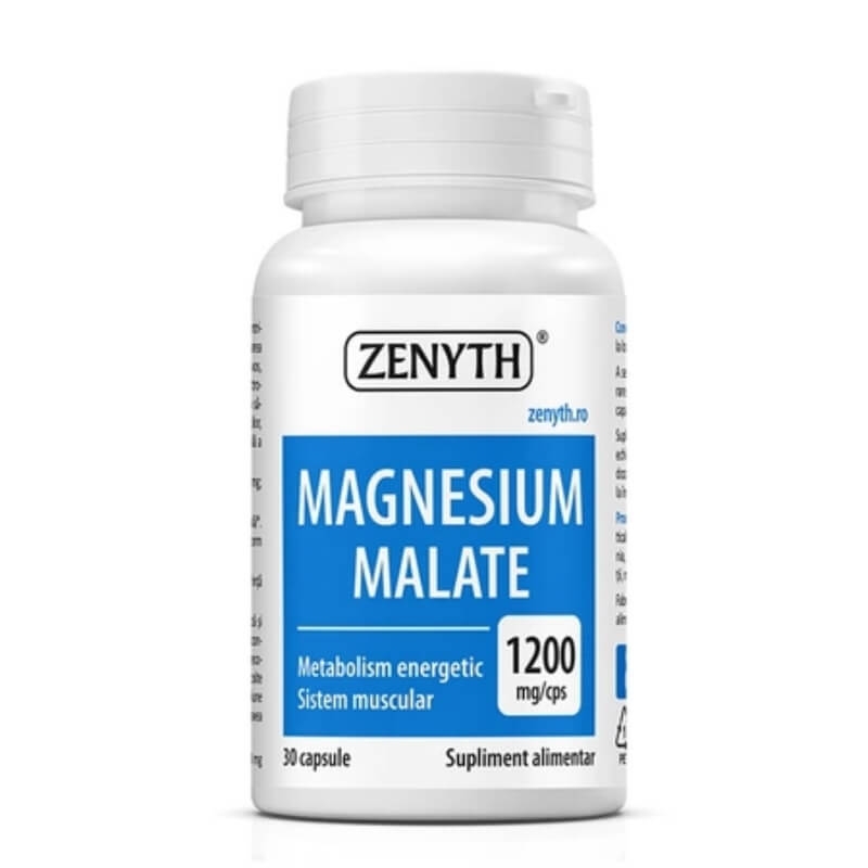 Magnesium Malate, 30 capsule, Zenyth Magnesium Malate, 30 capsule, Zenyth
