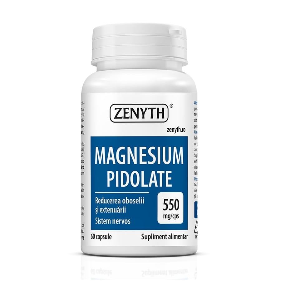 Magnesium Pidolate 550 mg, 60 capsule, Zenyth Magnesium Pidolate 550 mg, 60 capsule, Zenyth