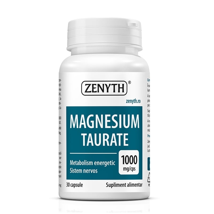 Magnesium Taurate 1000 mg, 30 capsule, Zenyth Magnesium Taurate 1000 mg, 30 capsule, Zenyth